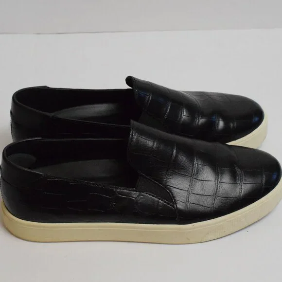 Cole Haan Women's Black Snakeskin Loafers Casual Slip On Leather Sneakers - 8.5 - Picture 2 of 12